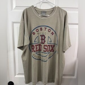 Boston Red Sox Tan Short Sleeve Tee